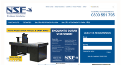 Desktop Screenshot of lojansf.ind.br